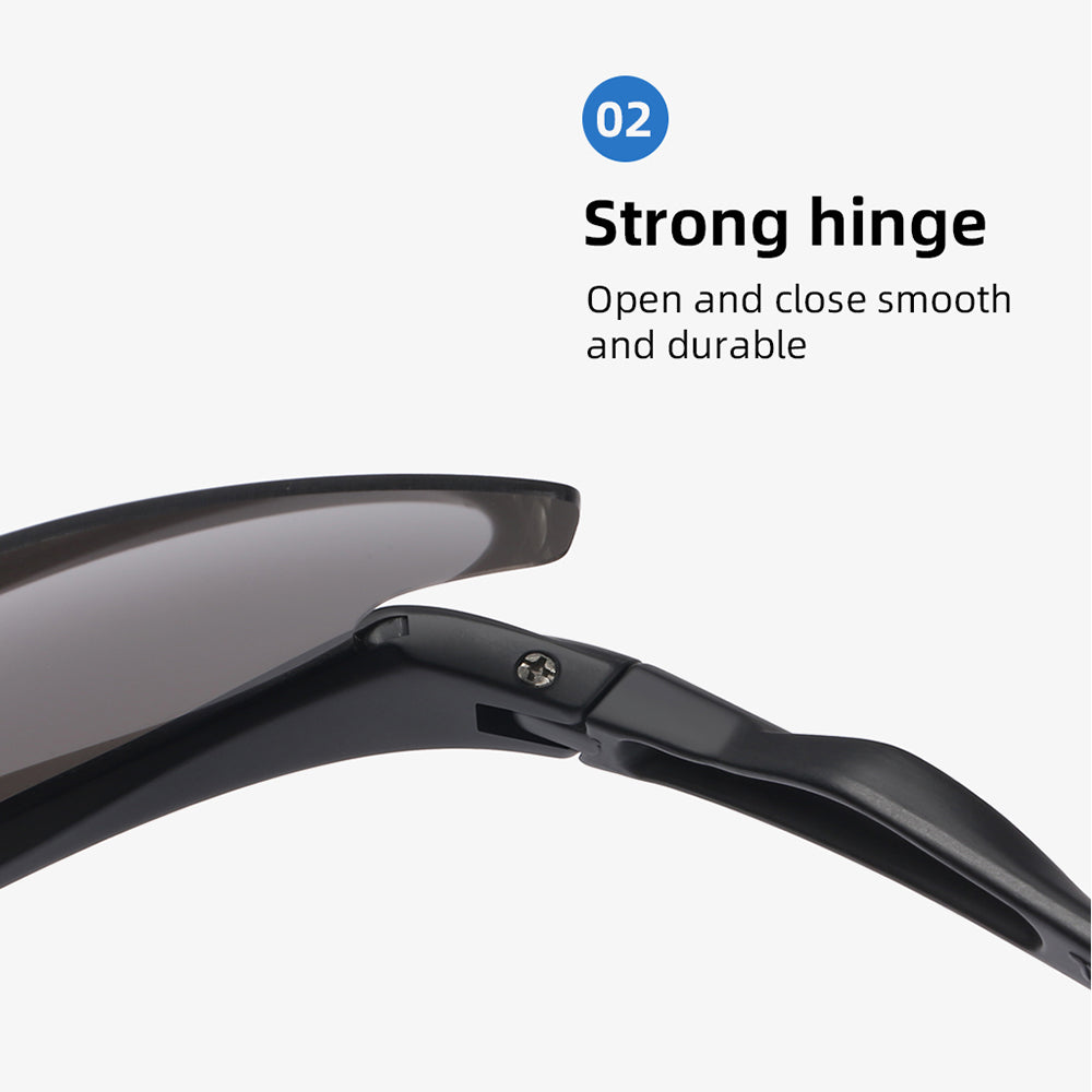 AIELBRO Cycling Glasses Polarized UV400 Lens