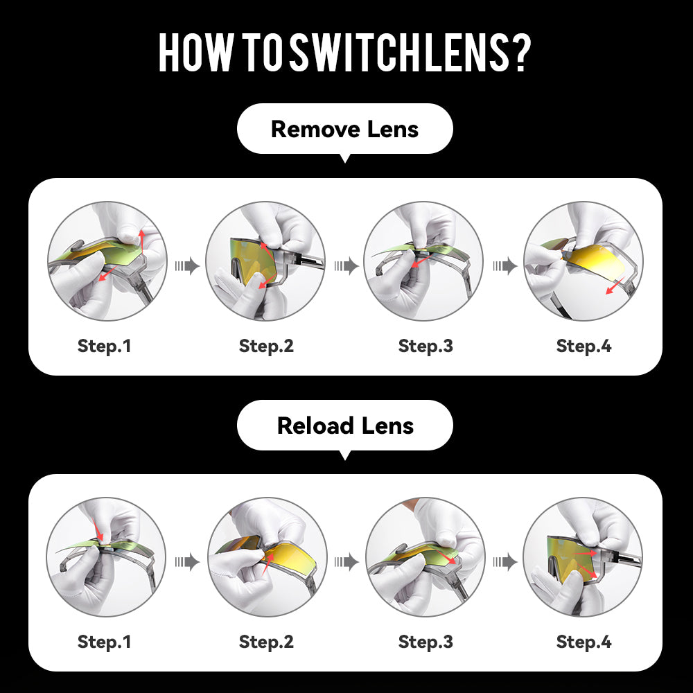 AIELBRO Polarized Cycling Glasses UV400