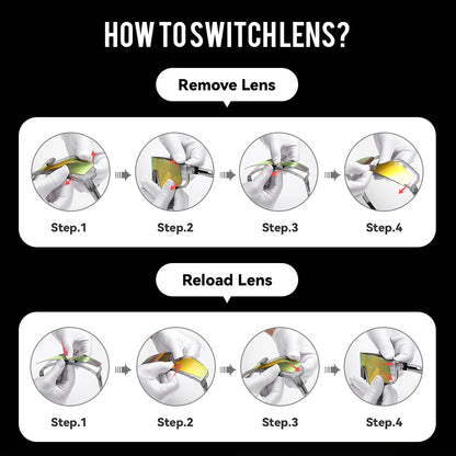 AIELBRO Polarized Cycling Glasses UV400