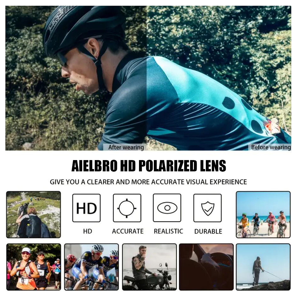 AIELBRO Polarized Sports Sunglasses