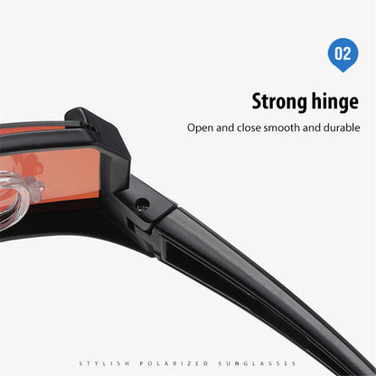 AIELBRO Polarized Sports Shades With Myopia Inner Frame