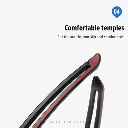 AIELBRO Polarized Sports Shades With Myopia Inner Frame