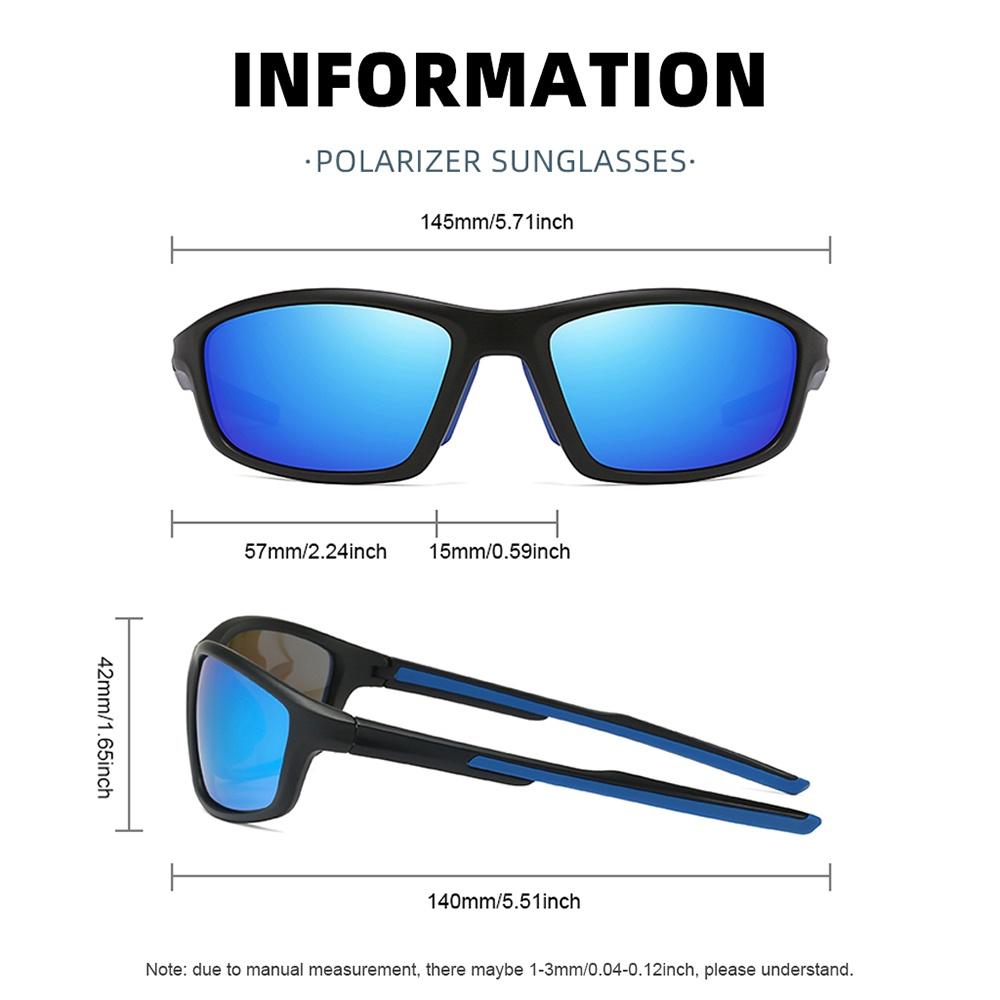 AIELBRO Polarized Cycling Glasses UV400 Windshield Goggles