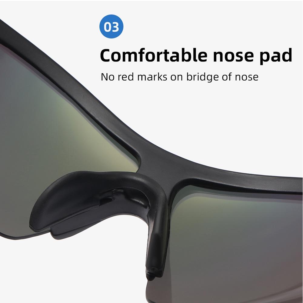 AIELBRO Polarized Cycling Glasses UV400 Windproof