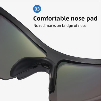 AIELBRO Polarized Cycling Glasses UV400 Windproof