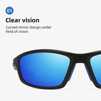 AIELBRO Polarized Cycling Glasses UV400 Windshield Goggles